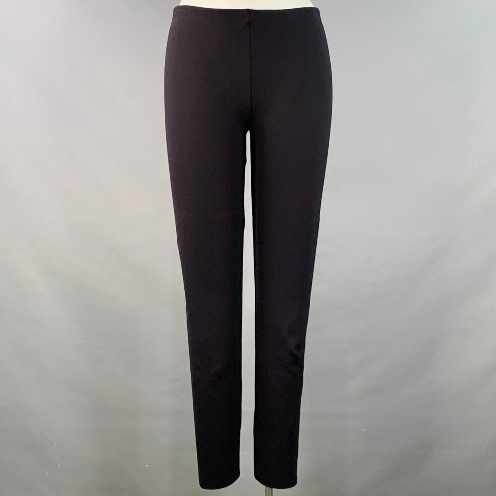 THE ROW Size L Black Polyamide Blend Elastic Waistband Leggings Casual Pants